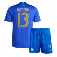 Fotbalové Dres Argentina Cristian Romero #13 Dětské Venkovní Copa America 2024 Krátký Rukáv (+ trenýrky)